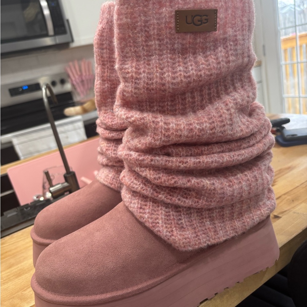 UGG Blush Knit Slouch Boots
